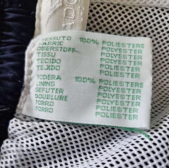 Vintage Diadora Womens Medium Track Pants Blue Pockets Zipper at Ankle Lined - Picture 10 of 10